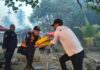 Emergencia en Isla Salamanca: Despliegan equipo operativo y activan helicóptero Bambi Bucket