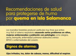 Humo de Isla Salamanca pone en riesgo la salud de los barranquilleros: Estas son las pautas de prevención Humo de Isla Salamanca pone en riesgo la salud de los barranquilleros: Estas son las pautas de prevención