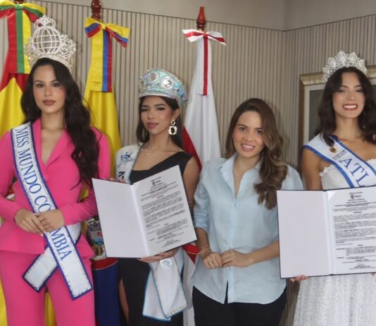 Lorangelly e Isabella representan al Atlántico en Miss Mundo y Capitanía del Mar