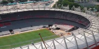 Llegó la pantalla 360 al Metropolitano! Una de las pocas en América Latina. Llegó la pantalla 360 al Metropolitano! Una de las pocas en América Latina.