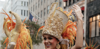 ¡A ritmo de tradición! La soberana del Carnaval de la 44 brilló en el corazón de EE. UU.