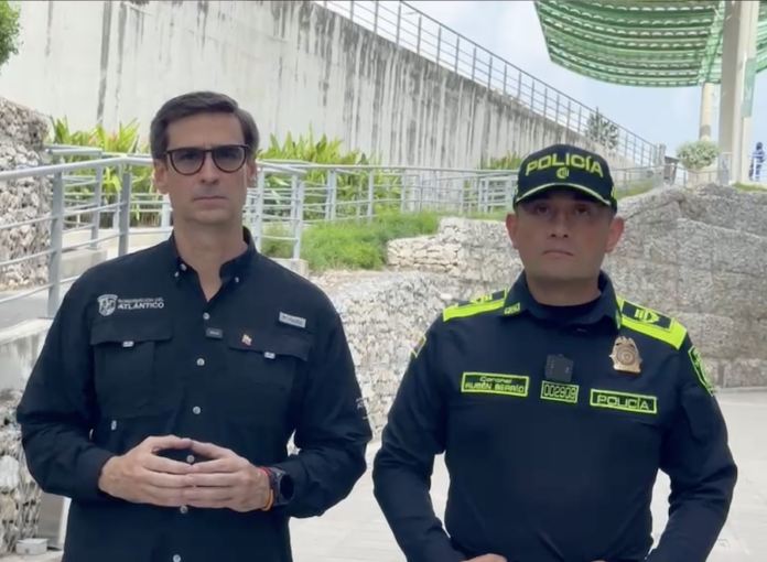 SECRETARIO DEL INTERIOR Y COMANDANTE DE POLIUCIA ATLANTICO