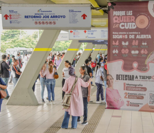 Transmetro realizará jornadas gratuitas de detección de cáncer de mama en Joe Arroyo y Portal de Soledad Transmetro realizará jornadas gratuitas de detección de cáncer de mama en Joe Arroyo y Portal de Soledad